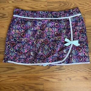 Lilly Pulitzer Swirl Pattern Skort